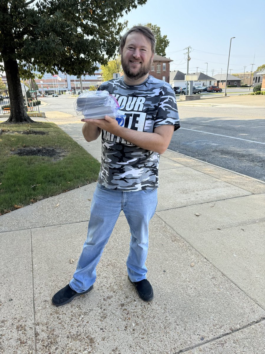 I can’t thank all the volunteers helping write these postcards we keep sending out enough. If I win this, it’s going to be thanks to the help of ordinary people here in Jonesboro and I won’t forget who sent me to the legislature.