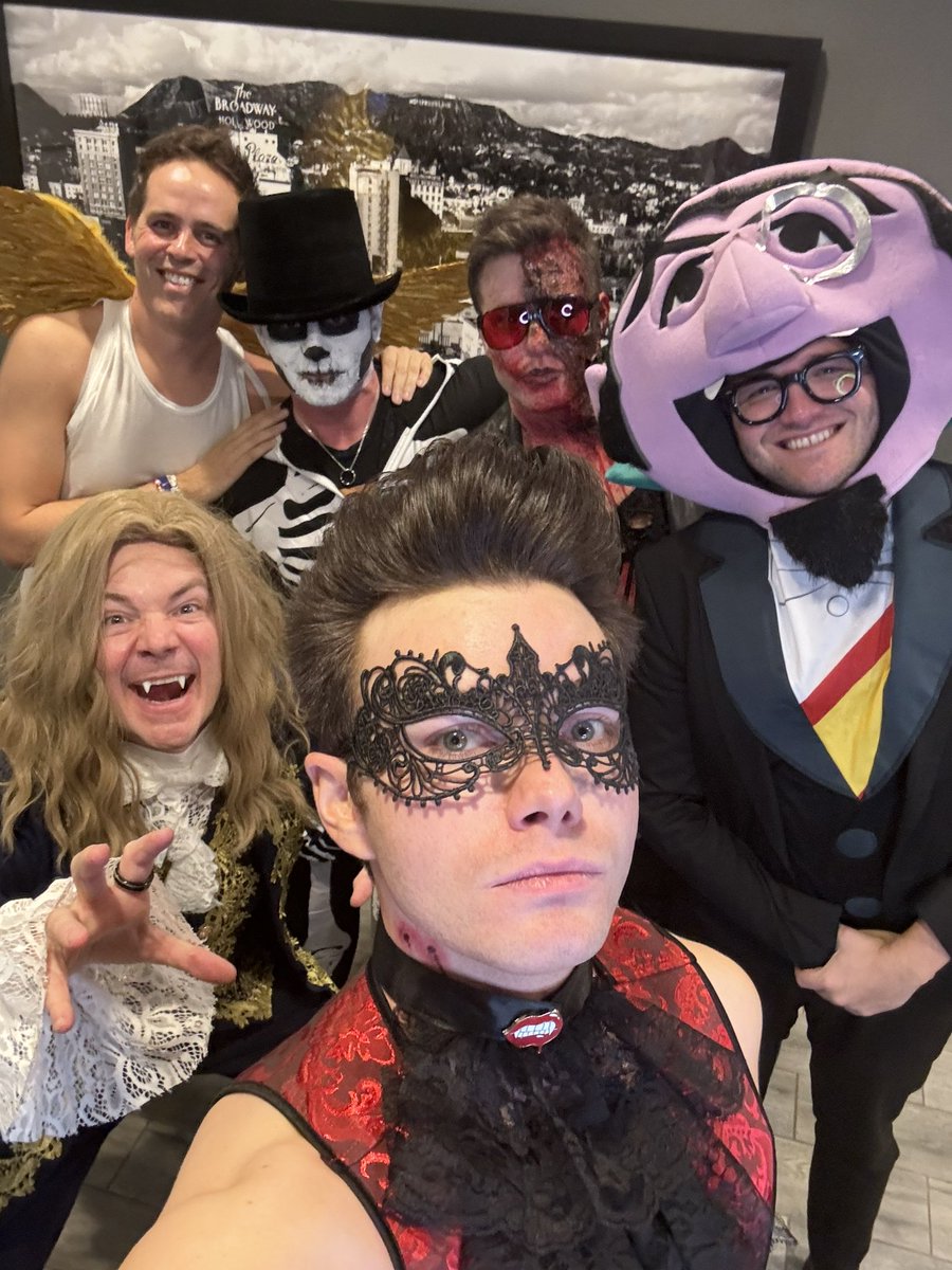 chriscolfer's tweet image. Halloweenie 2024! I was a snack. Get it? Get it?