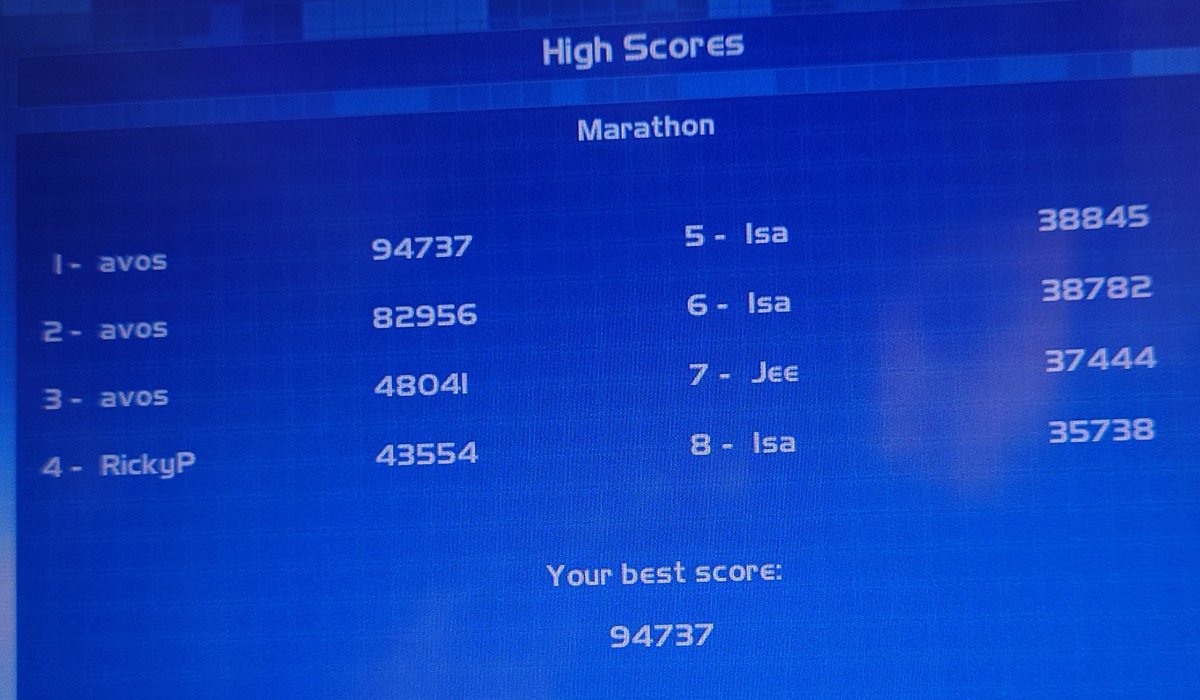 avos5's tweet photo. I made my presence known in tetris on the flight back from europe https://t.co/IZOg63bOIc