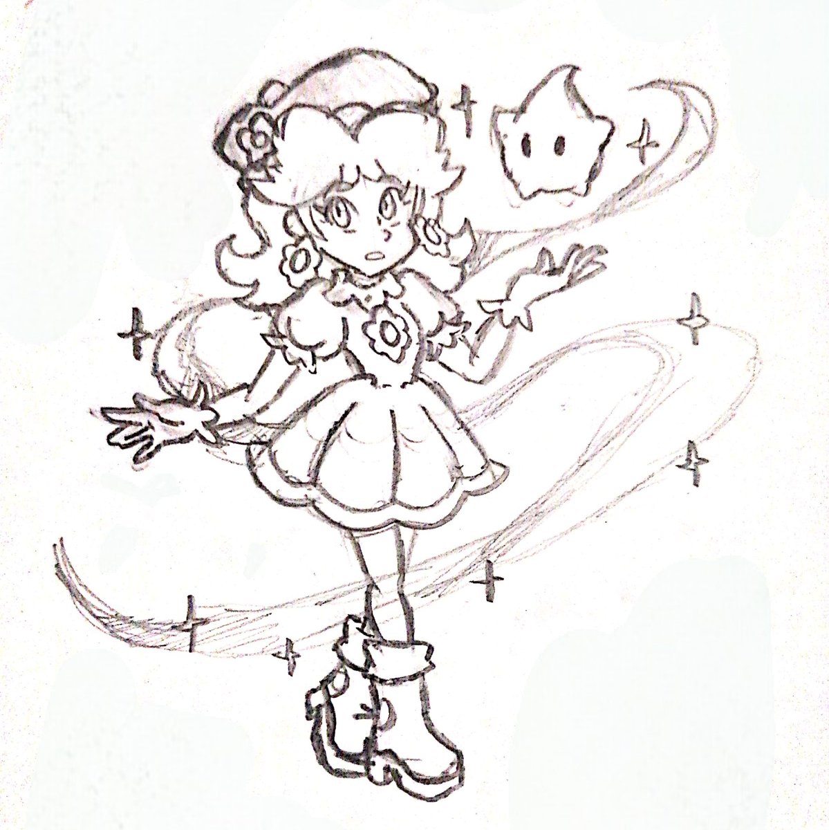 DaisiesOnAutumn's tweet photo. When i was making the #PowerUpDaisy fanarts, I had a problem designing the Mario Galaxy costumes for Daisy, since they are meant only to adapt to Mario and Luigi (Especially their hats)
so I had to design an "adventurer" suit for Daisy to be the starting point of the other suits. https://t.co/v7EEnvKdsJ