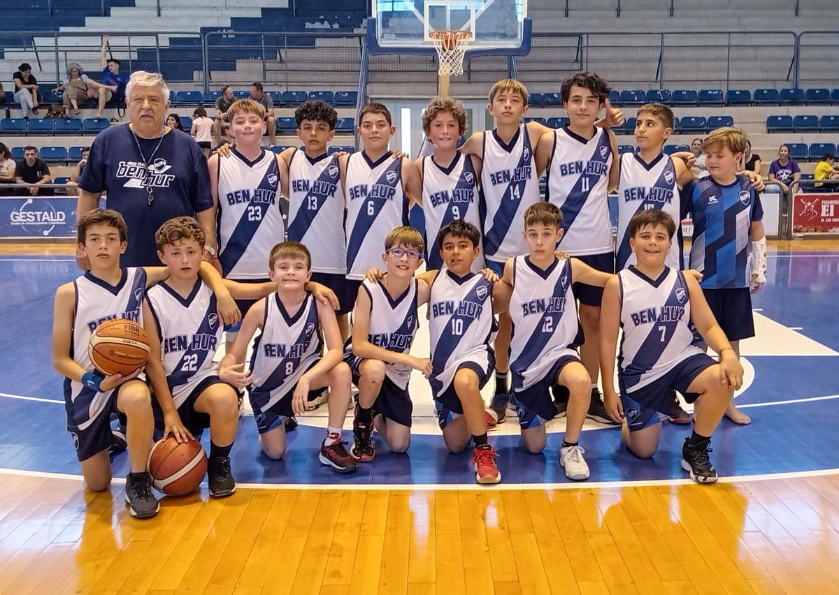 clubbenhur's tweet photo. 🏀 #Formativas. Este sábado, #BenHur disputó una nueva nueva fecha del Torneo "Oficial". En el Estadio "Coliseo del Sur", jugaron los equipo de #Premini y #Mini. Ambas categorías enfrentaron a Quilmes y Atl. Pilar.
#VamosBenHur 🔵⚪🔵 https://t.co/MYuxkj96Sn