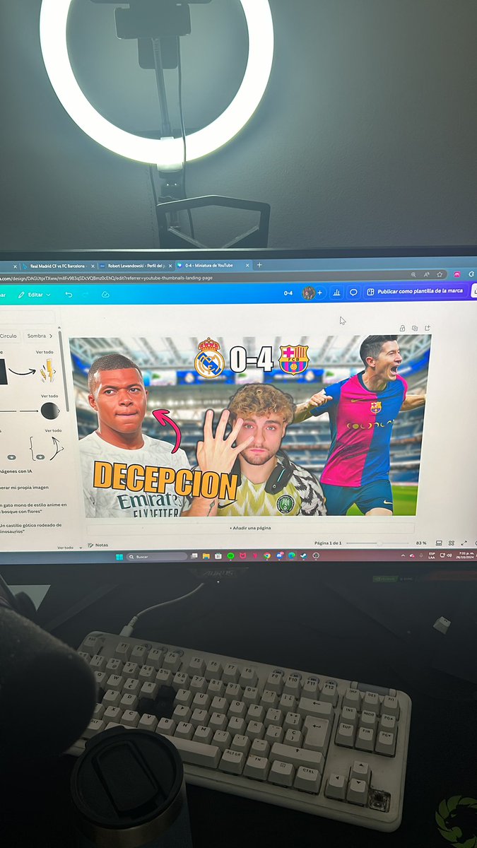 Se viene vídeo para YouTube ando full allí