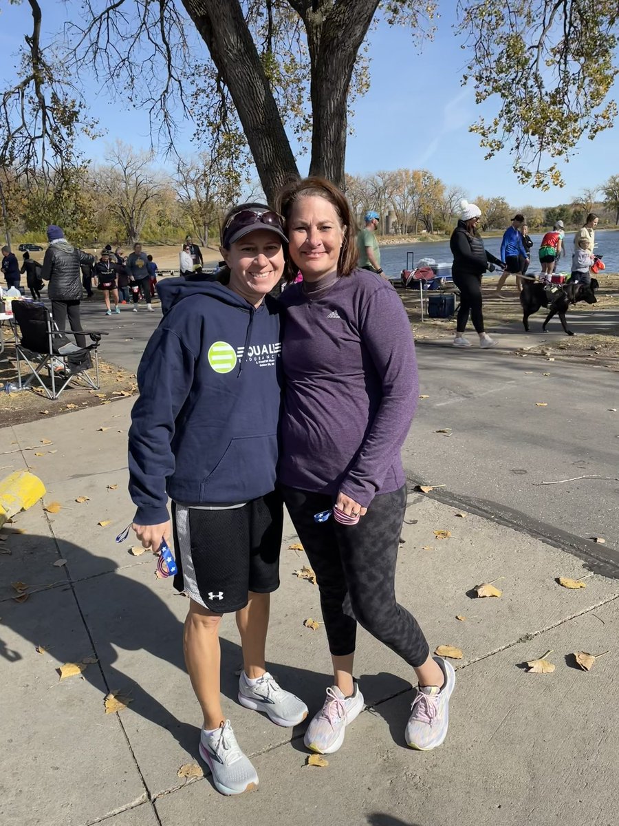 Year two of the Equalizer 6 hour walk/run at Gray’s Lake for these two best friends! We topped our mileage from last year and ended the day with 25.26 miles!!