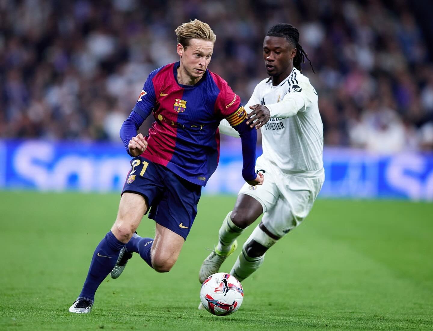 Barça Universal on X: "Images: Frenkie de Jong vs Real Madrid.  https://t.co/nRXZTCEY5h" / X