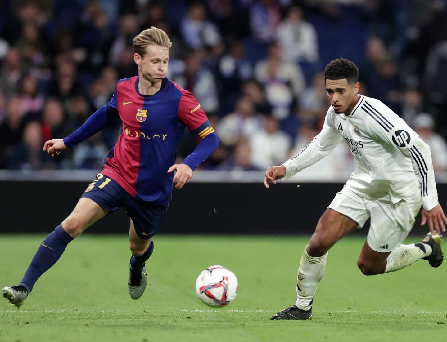 Barça Universal on X: "Images: Frenkie de Jong vs Real Madrid.  https://t.co/nRXZTCEY5h" / X