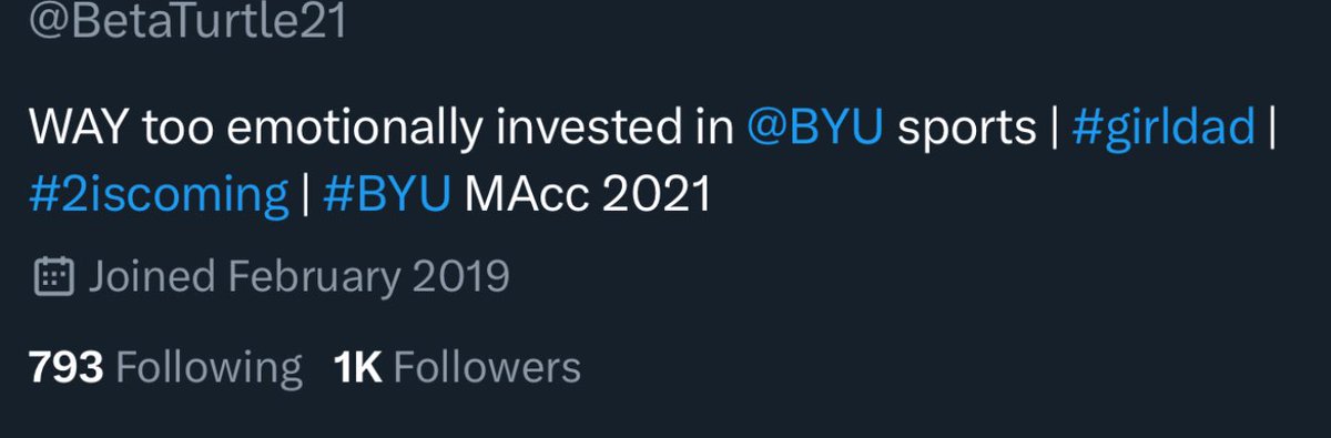 BetaTurtle21's tweet photo. I added the #2iscoming thing to my bio 3 years ago to mock the whole #10iscoming 🤣 https://t.co/XuJQVJzOiu
