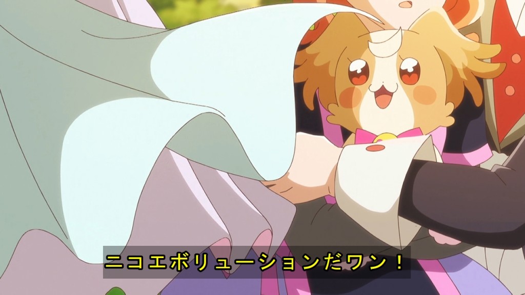 ニコ様は人のお姿に！これがニコエボリューション！ #precure