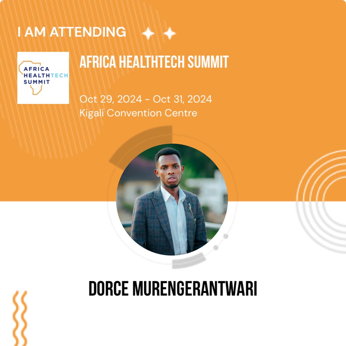 MattyDorce's tweet photo. Excited to attend the @AfricaHTSummit at the Kigali Convention Centre from October 29-31, 2024! Looking forward to connecting with industry experts, exploring innovative health solutions, and discussing the future of health technology in Africa. 
#UnlockingThePowerOfAI https://t.co/R3RY5E7XBZ