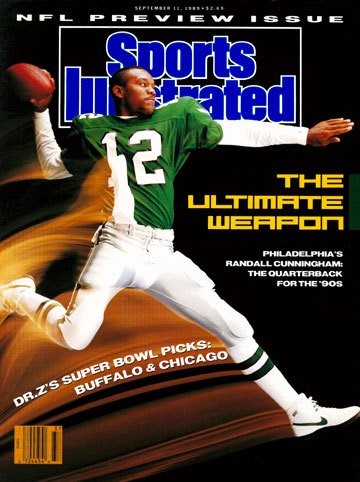 Randall Cunningham -The Founding Father of the Dual-Threat quarterback in the NFL.