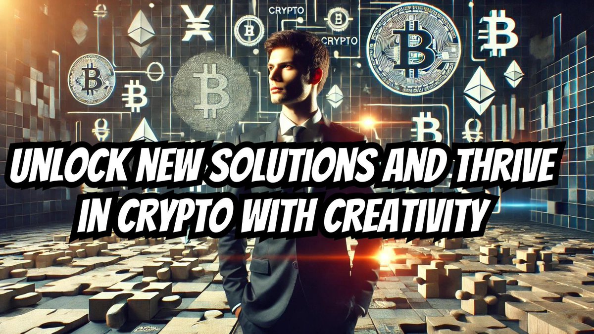 PsyFiCrypto's tweet image. 1/3
🛠️ Creative Problem-Solving: Thinking Outside the Box in Crypto 🛠️

You’re stuck, but instead of giving up, you brainstorm new solutions. 💡🤔

Creative Problem-Solving Innovative crypto solutions to keep progressing. 🚀🔗

5 ways it helps👇

#CryptoCreativity #ProblemSolvers