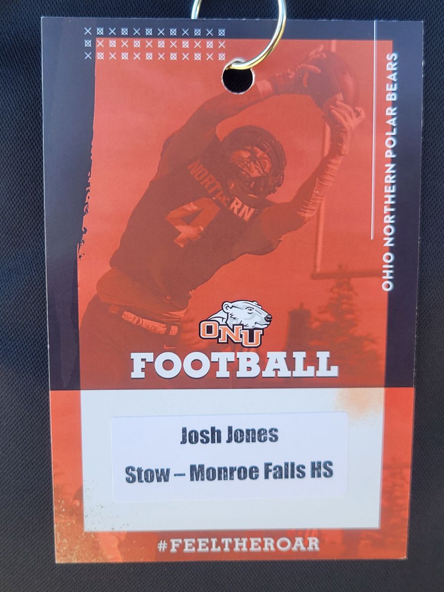Josh Jones (@josh_jones_77) on Twitter photo Thank you to <a href="/OhioNorthernFB/">Ohio Northern Football</a> and <a href="/coachR_Brown/">❄️Robbie Brown❄️</a> for the game day visit today. I had a great time touring the campus and watching you guys compete today. <a href="/CoachVThomas/">Von Thomas</a> <a href="/Coach_Fries/">Andy Fries ❄️</a> <a href="/stowfootball/">Stow Football</a> <a href="/coachmash65/">Jimmy Mashburn</a> Thank you to <a href="/OhioNorthernFB/">Ohio Northern Football</a> and <a href="/coachR_Brown/">❄️Robbie Brown❄️</a> for the game day visit today. I had a great time touring the campus and watching you guys compete today. <a href="/CoachVThomas/">Von Thomas</a> <a href="/Coach_Fries/">Andy Fries ❄️</a> <a href="/stowfootball/">Stow Football</a> <a href="/coachmash65/">Jimmy Mashburn</a>