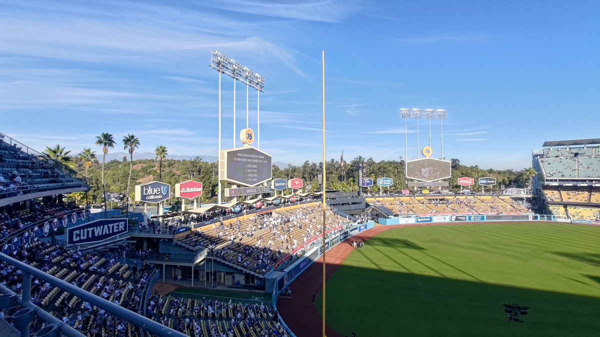 Beautiful day for a Dodger game.

#WorldSeries #ITFDB #Dodgers