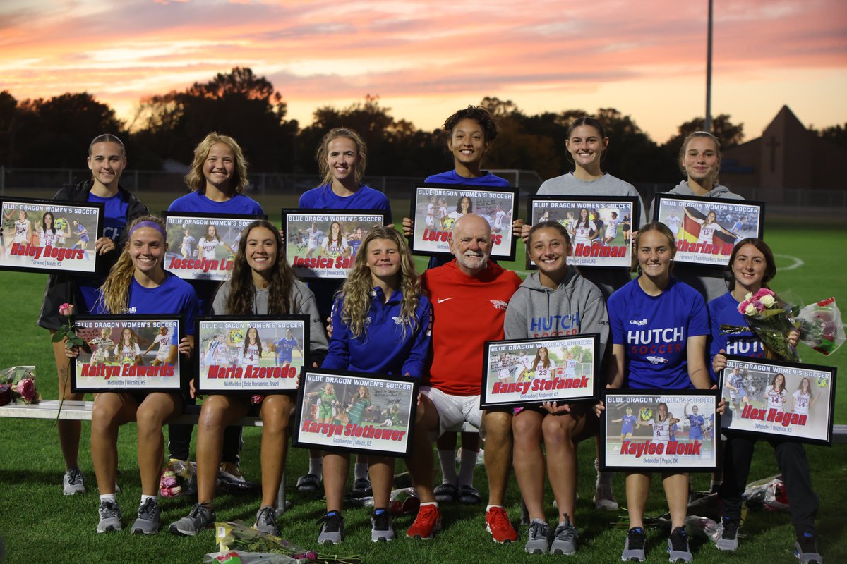 Your 2024 Blue Dragon women's soccer sophomores.🫶 #BreatheFire