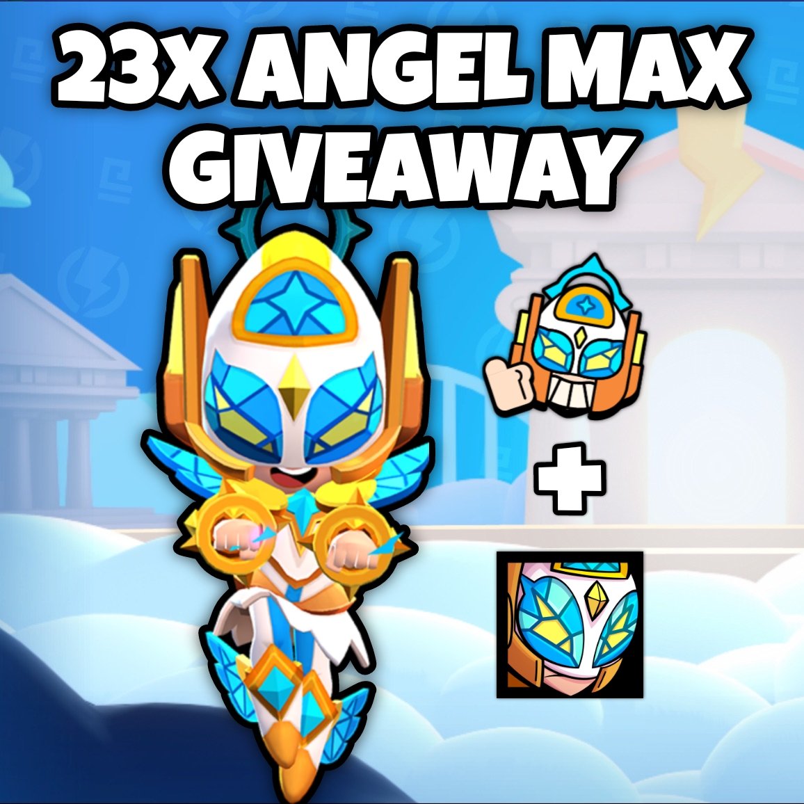 NeZ (@nezplayz_yt) on Twitter photo 🎁 23x #AngelMaxGiveaway
To enter:
• Like
• Retweet
• Follow <a href="/nezplayz_yt/">NeZ</a> <a href="/BlizzBrawlStars/">❄️Blizz❄️</a> <a href="/MuyoBrawl/">Muyo</a> <a href="/JimboBS54/">Jimbo</a> <a href="/clb_stars/">CLB - Brawl Stars</a> <a href="/panda_casts/">Code: Pan🇨🇳</a> <a href="/SuperAiroc/">Airoc</a>
<a href="/M1CHA3L_YT/">Code: Michael</a> @zreplays_yt
• Comment the best part of the #AngelsVSDemons update
Winners announced 11/7 🍀
#BrawlStars 🎁 23x #AngelMaxGiveaway
To enter:
• Like
• Retweet
• Follow <a href="/nezplayz_yt/">NeZ</a> <a href="/BlizzBrawlStars/">❄️Blizz❄️</a> <a href="/MuyoBrawl/">Muyo</a> <a href="/JimboBS54/">Jimbo</a> <a href="/clb_stars/">CLB - Brawl Stars</a> <a href="/panda_casts/">Code: Pan🇨🇳</a> <a href="/SuperAiroc/">Airoc</a>
<a href="/M1CHA3L_YT/">Code: Michael</a> @zreplays_yt
• Comment the best part of the #AngelsVSDemons update
Winners announced 11/7 🍀
#BrawlStars