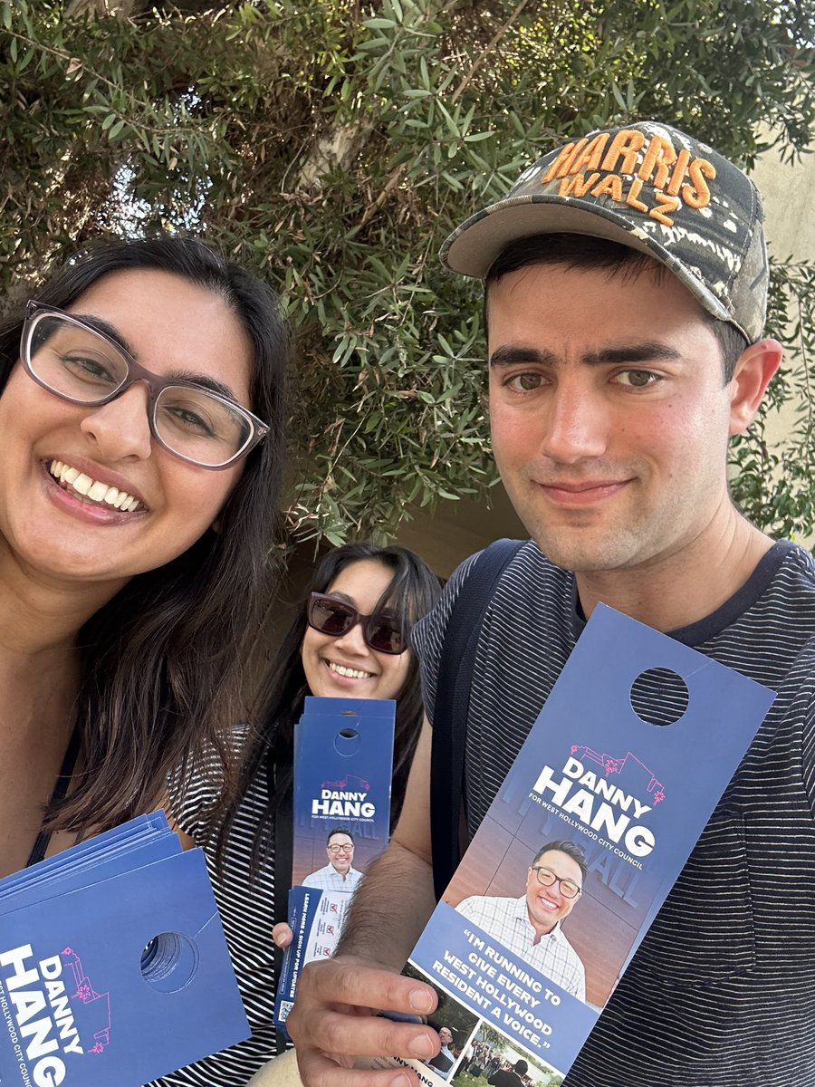 We’re partnering with Asian Dems of LA County and knocking for <a href="/Hang4WeHo/">Hang4WeHo</a> and <a href="/JohnEricksonWH/">John Erickson</a> for Weho City Council!