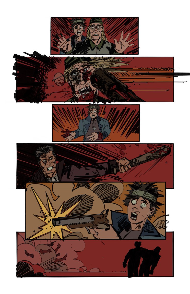 mattroweart's tweet image. Might be my favourite Free Hands 2 sequence! #makecomics