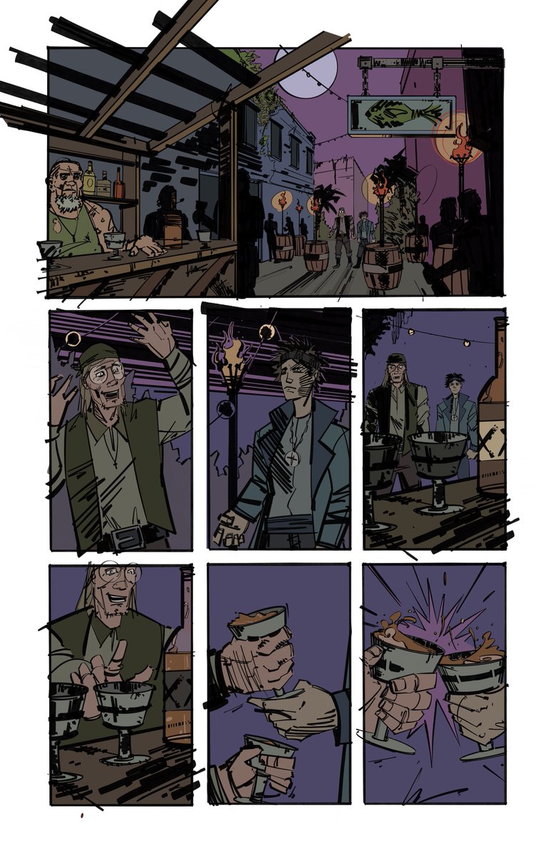 mattroweart's tweet image. Might be my favourite Free Hands 2 sequence! #makecomics