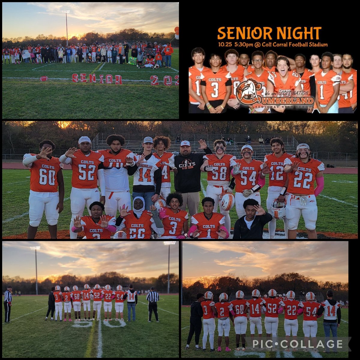CRColtsFB's tweet photo. Last night, we honored our Seniors in their final home game of their careers! Our staff is extremely proud of these young men for changing our culture over the last four years! Each of you will truly be missed! You are all Colts for life! #ForEverAColt https://t.co/YkMX34fha3