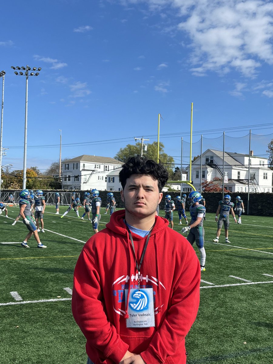 Tyler Vadnais (@tyler_vadnais1) on Twitter photo Had a great game visit today <a href="/Salve_Football/">Salve Regina Football</a> thank you <a href="/CoachBKelly/">Brad Kelly</a> for the invite
<a href="/RedDevils_Ftbl/">Burlington High School Football</a> Had a great game visit today <a href="/Salve_Football/">Salve Regina Football</a> thank you <a href="/CoachBKelly/">Brad Kelly</a> for the invite
<a href="/RedDevils_Ftbl/">Burlington High School Football</a>