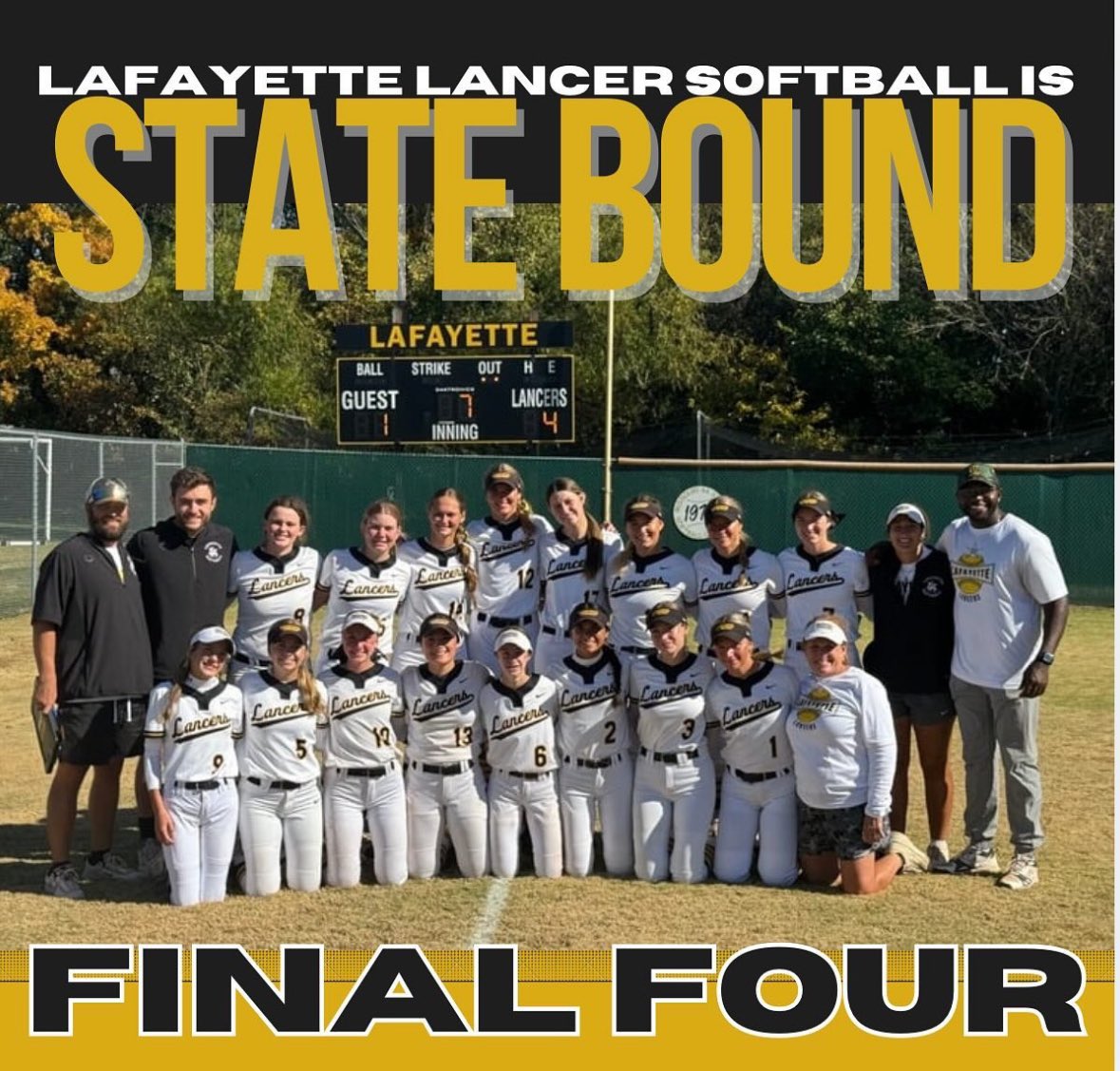Lafayette Softball tweet media