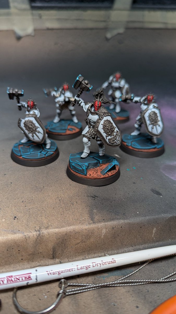 5 more Liberators prepare to join the fray! These guys will fill out the starting force for a Path to Glory Campaign I'll be filming for our members. I'll likely kick things off with a stream this week to build out the roster and use the Anvil of Apotheosis to create our hero!