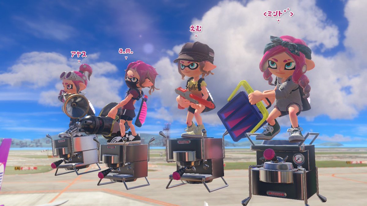 6hisui0's tweet photo. あむさん＆しょーまさん
お誕生日おめでとうプラベ〜🥳
ず〜〜っと楽しかった٩(｡•ω•｡*)و ｨｴｲ!

プラベではビーコン武器を持ち出すのはやめにします(乂'ᵕ' )ﾊﾞﾂｰ https://t.co/4iw9668WY0