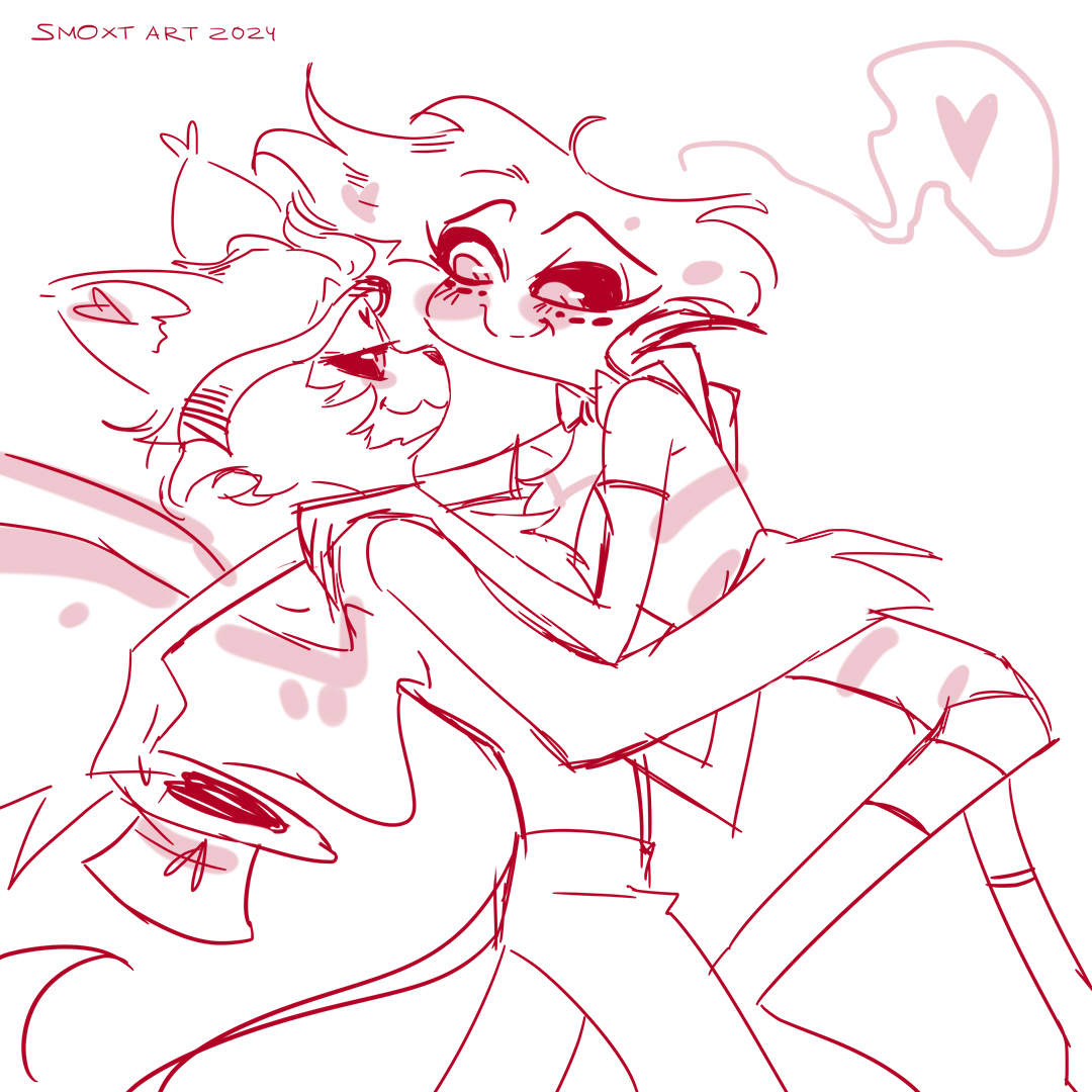 Smoxtart's tweet photo. I didn't have a chance to draw or read huskerdust for few days. and I'M DYING!!!
Need to take care of the huskerdust balance in my system.
Still busy with work((((
Please share some songs fitting for this pic! :DDDD
#huskerdust #AngelDust #Husk https://t.co/1b0V1ZtBPQ