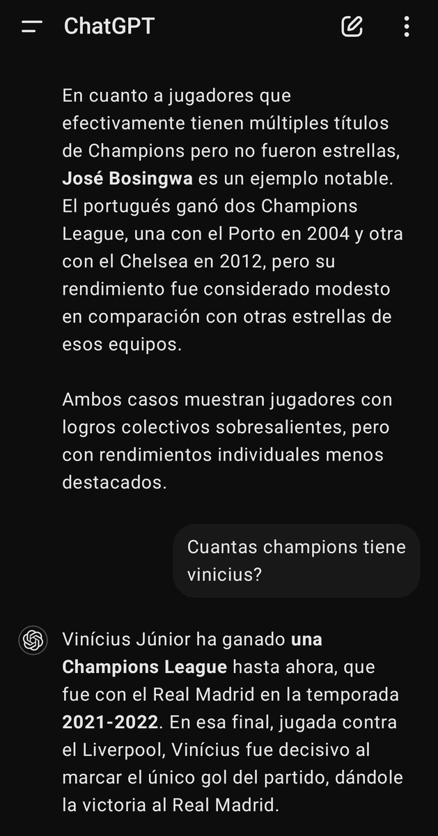 normal_guy00's tweet photo. @Matncrypto @PabloGaviii6 Translate that, bosingwa has 2 champions, 2004 playing fot porto and 2012 playing fot chelsea, using that logic bosingwa is better than vinicius, because has more champions league 🫵🏻😂 https://t.co/pFOFZ9qdzL