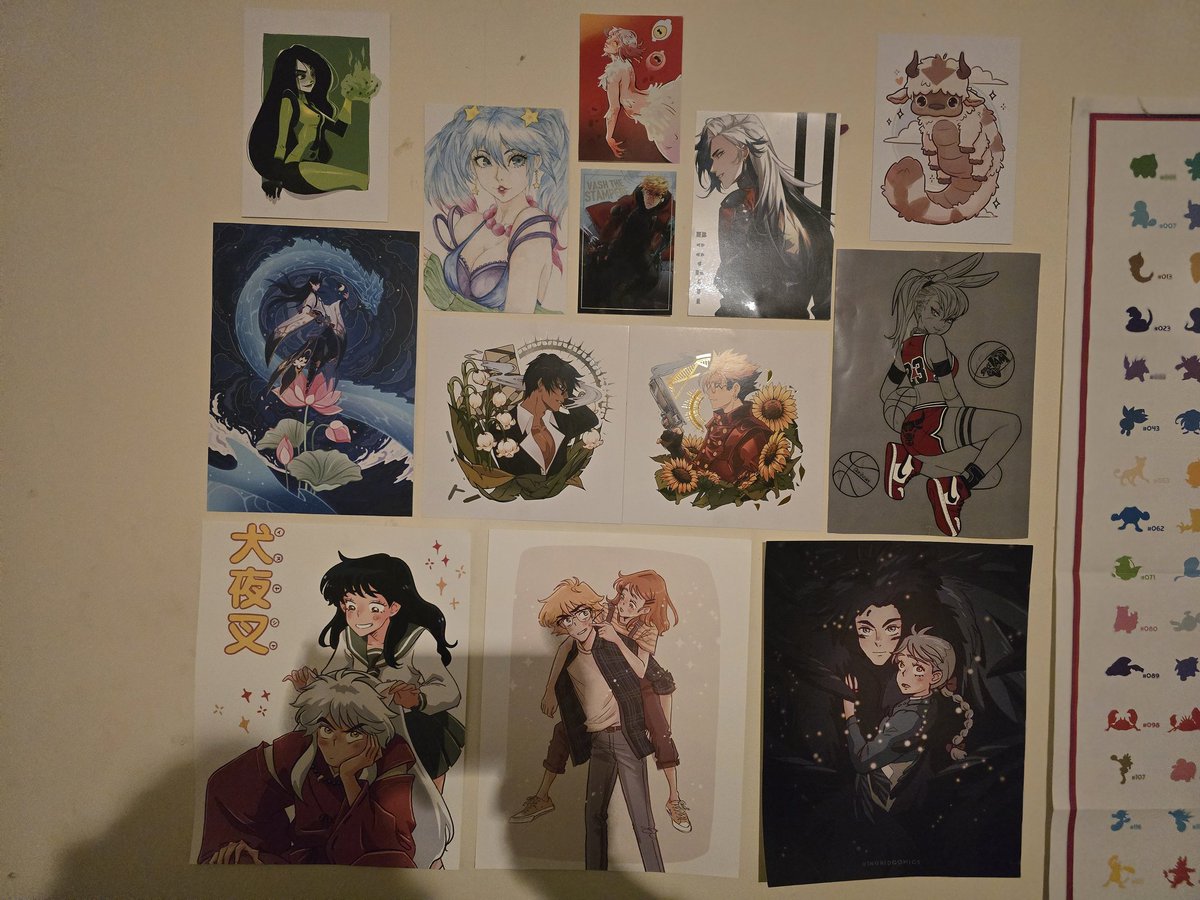 ladyxice's tweet photo. Finished my comic con spree 😌✨️
This is what my walls look like rn!!!! https://t.co/SZ8KBpybK0