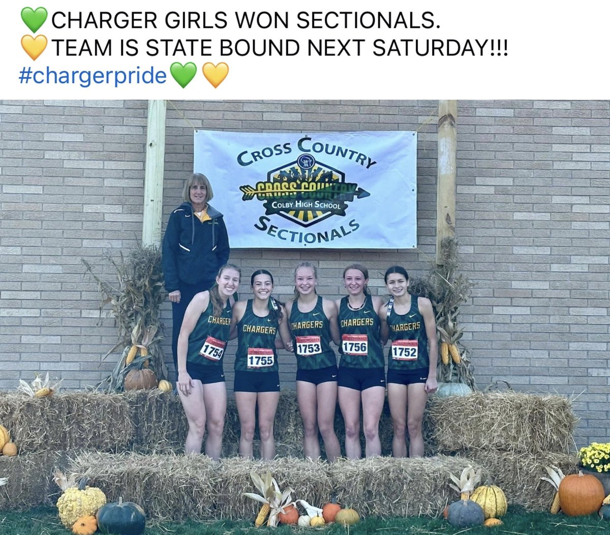 STATE BOUND! 💚💛🏃‍♀️