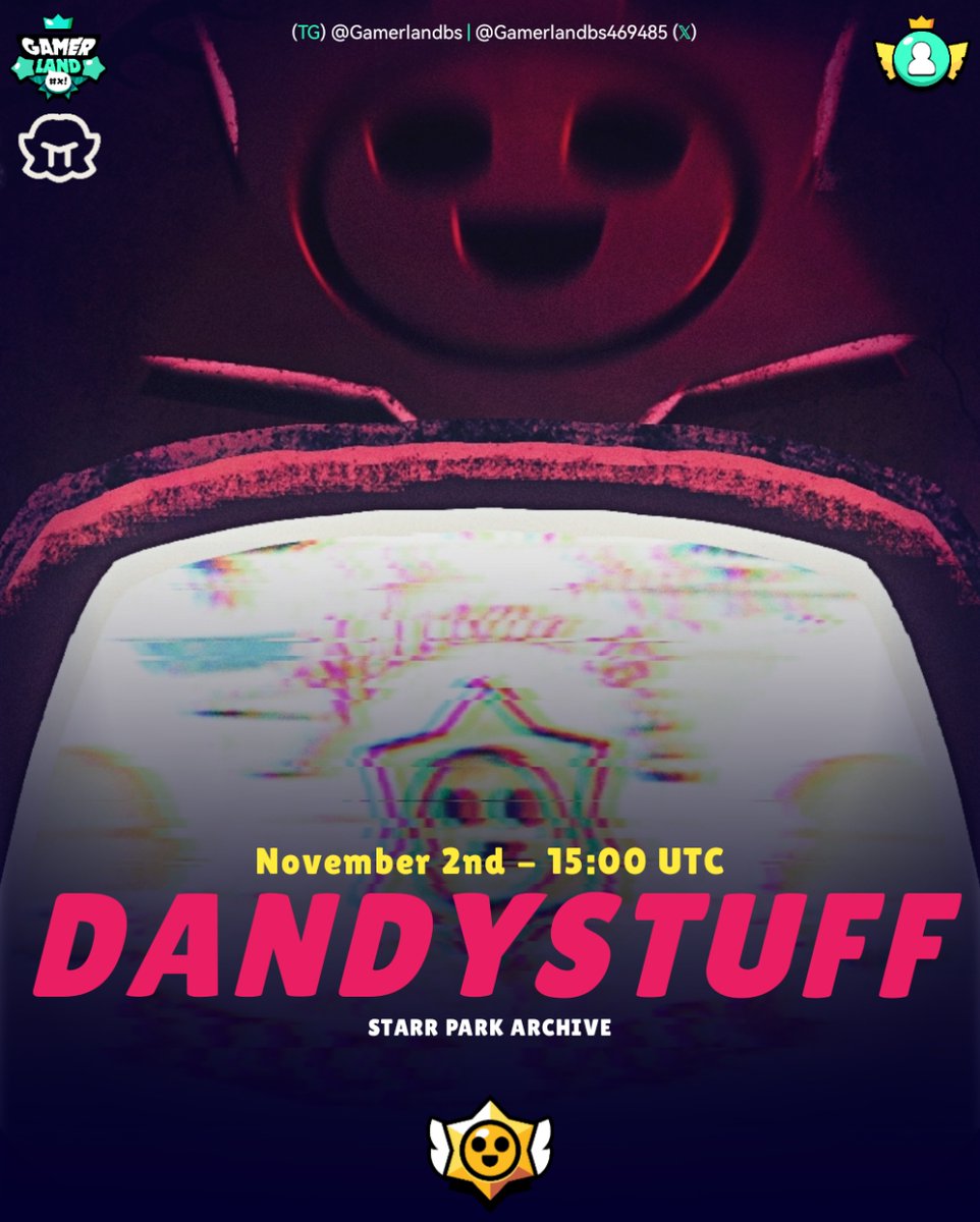 GamerlandMedia's tweet photo. ⚡️⚡️EXCLUSIVE: @DandyStuffs on the interview! Starr Park and lore fans, you are welcome!🔥 Our new guest is one of the founders of @Starrchive - Dandy! Time to dive into the game lore🎃
👻Feat. @Developart1
📅Interview date: 2nd November
#CCTV #StarrPark #InterviewAnnouncement https://t.co/BvQ2tGVWKN