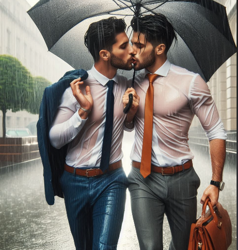 Ufff I want a suit boyfriend who likes to get his suit wet and have fun. 👔💦