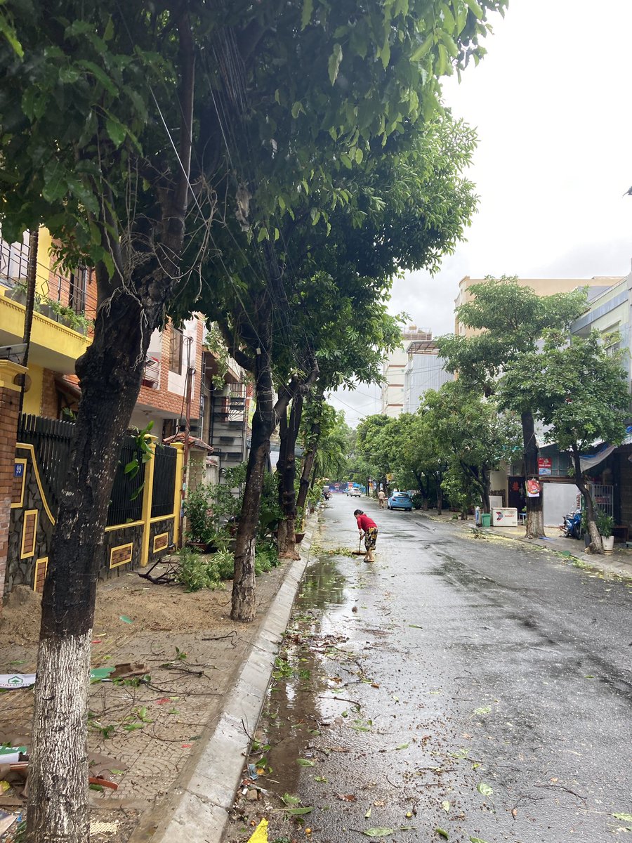 FarEast_Travels's tweet photo. Seems like #Trami has left the Danang area. Some power outages reported and a little street clean-up needed.
#STORM #Danang #Vietnam https://t.co/3cPpeJegTx