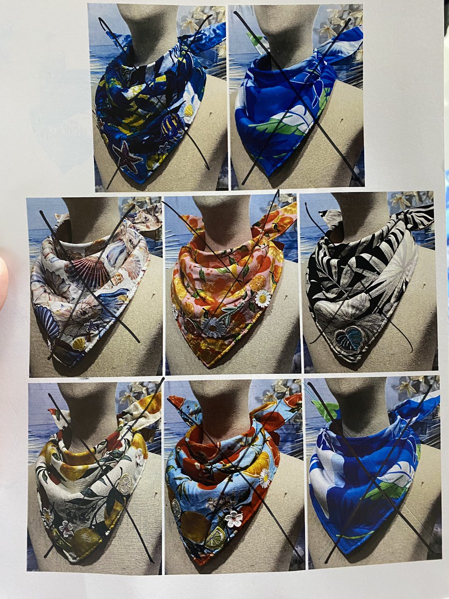 All pocket bandana sold out! 
Thank you!