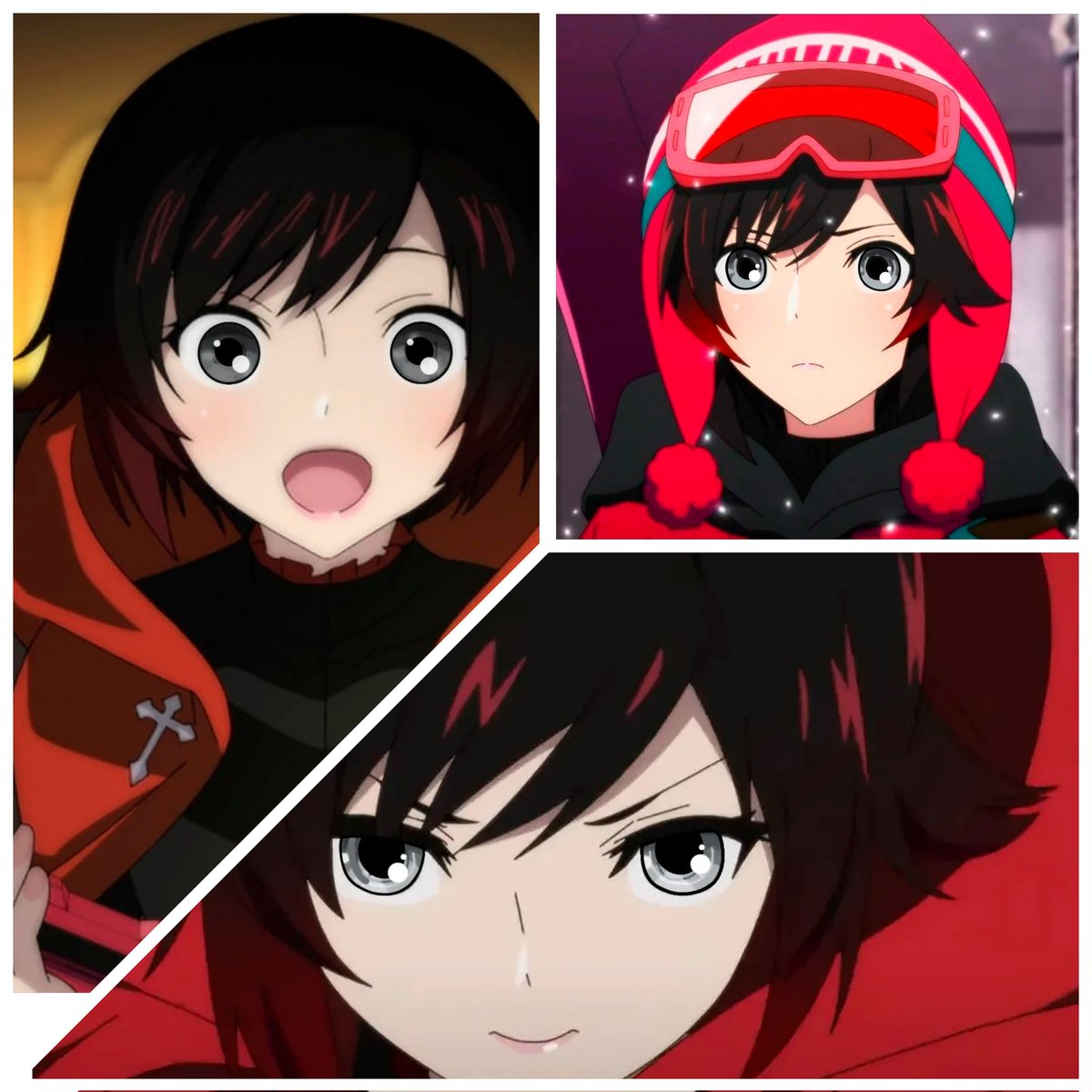 Miilakuroi's tweet photo. Me sorprende que hayan puesto atención a lo que dije sobre los ojos de Ruby en Ice Queendom, me enviaron estás 3 imágenes con los ojos modificados y ahora me parece raro porque estoy acostumbrada a verlos diferentes 😅✨
#RWBY #icequeendom #anime https://t.co/3n17IQZdnJ