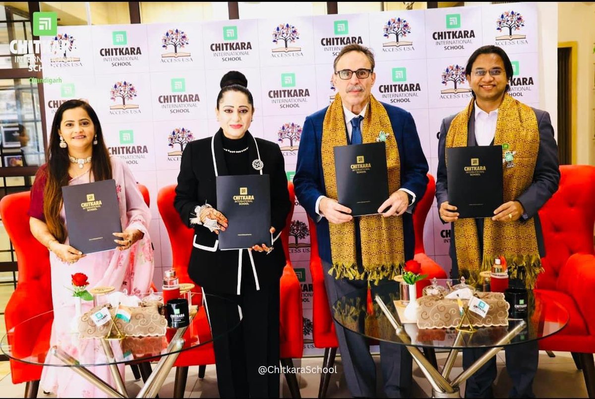 himanshudev's tweet photo. 🇺🇸🇮🇳 Thank you @chitkara_school. Every bit &amp; corner is filled wid best mix of love &amp; care and professionalism &amp; advancement. Look fwd to great impact together with the MOU &amp; Launch🤝🤗 🚀 
 #StudyInTheUS #StudyAbroad #Scholarships #UniversityCreditCourses #BestSummerSchool https://t.co/cCjO12AjNT