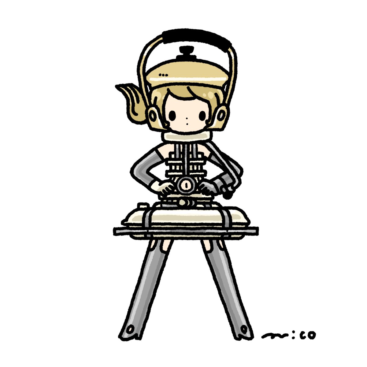 「Heater#今日は何の日 #ストーブの日 」|paricoのイラスト