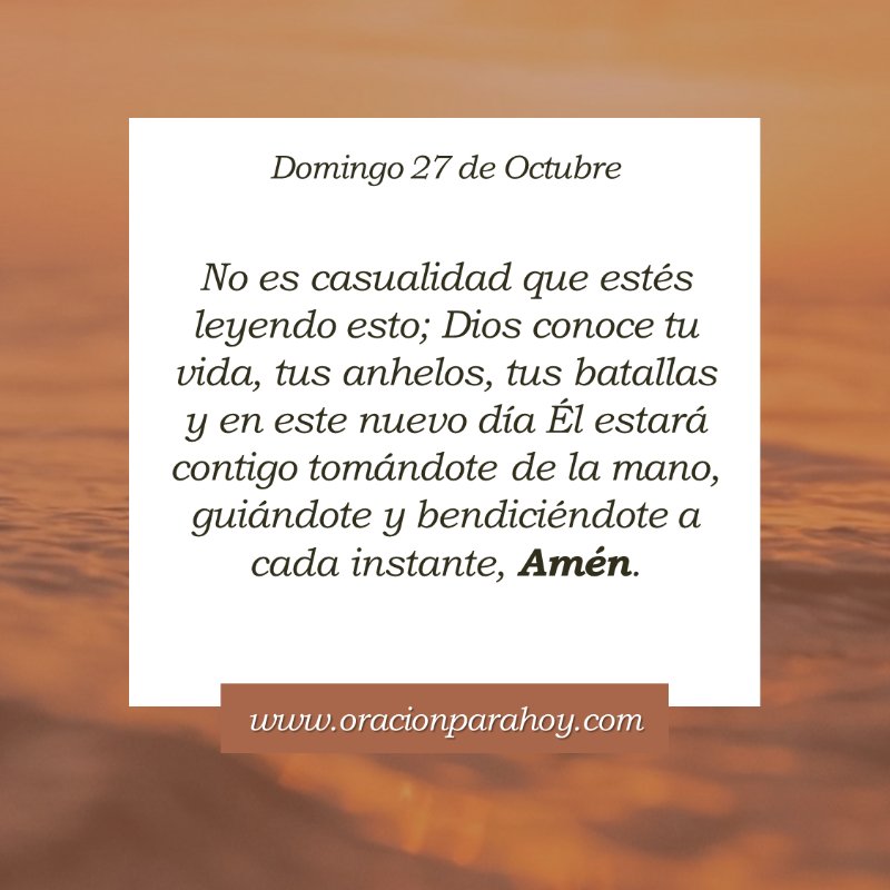 OracionParaHoy's tweet photo. Oración para hoy 27 de octubre: https://t.co/aRTeERFS9M