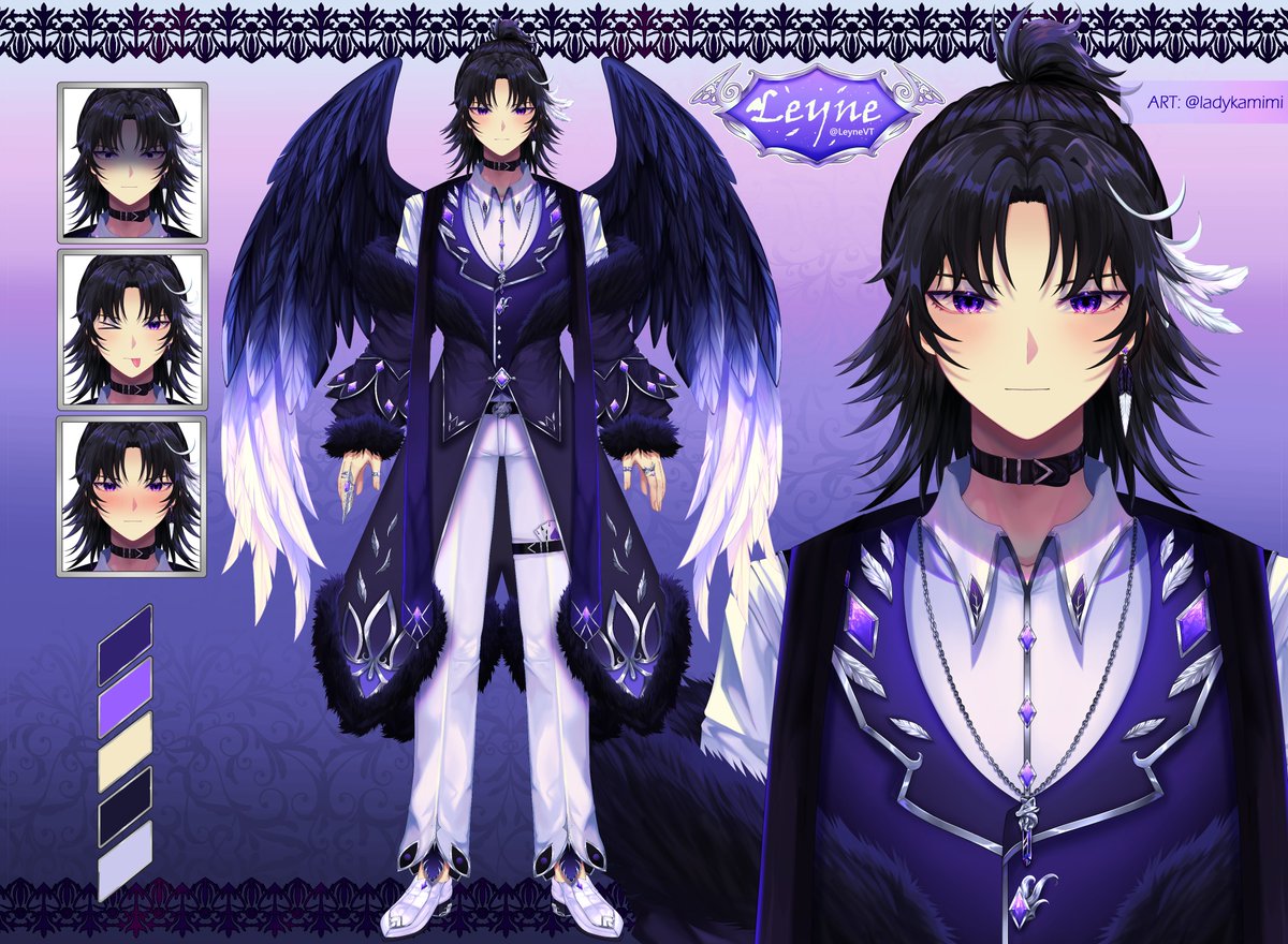 LeyneVT's tweet image. ใ ๊ฐเฆ Fallen Angel of Greed เป๊ฑ ใ
Greeting all - I'm Leyne, a fallen angel who was cast out of heaven for my greedy and materialistic tendencies while visiting Earth. I've been told I can return if I can redeem myself, but should I?๐๐ชฝ
Design / Art / Ref. Sheet:
@LadyKamimi