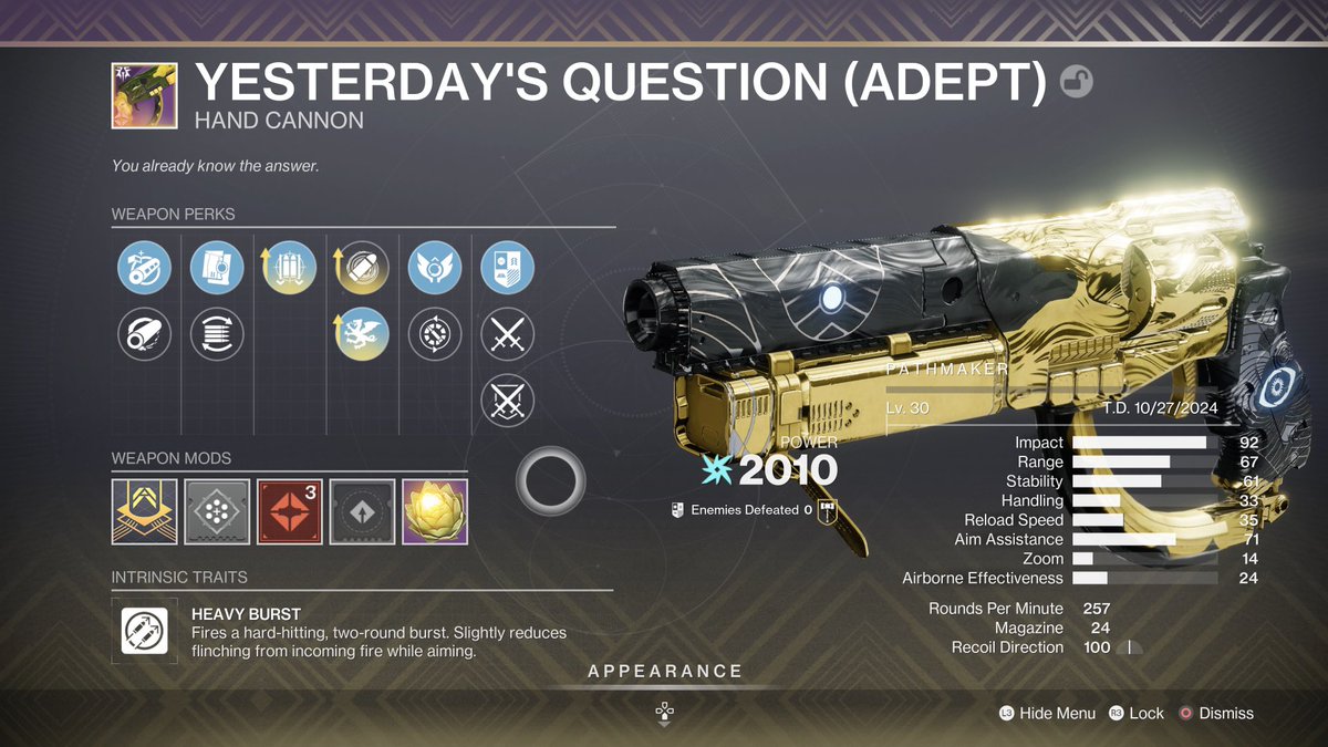 xanukisx's tweet image. 1/454 🤷🏻‍♂️

#Destiny2 | #TrialsOfOsiris