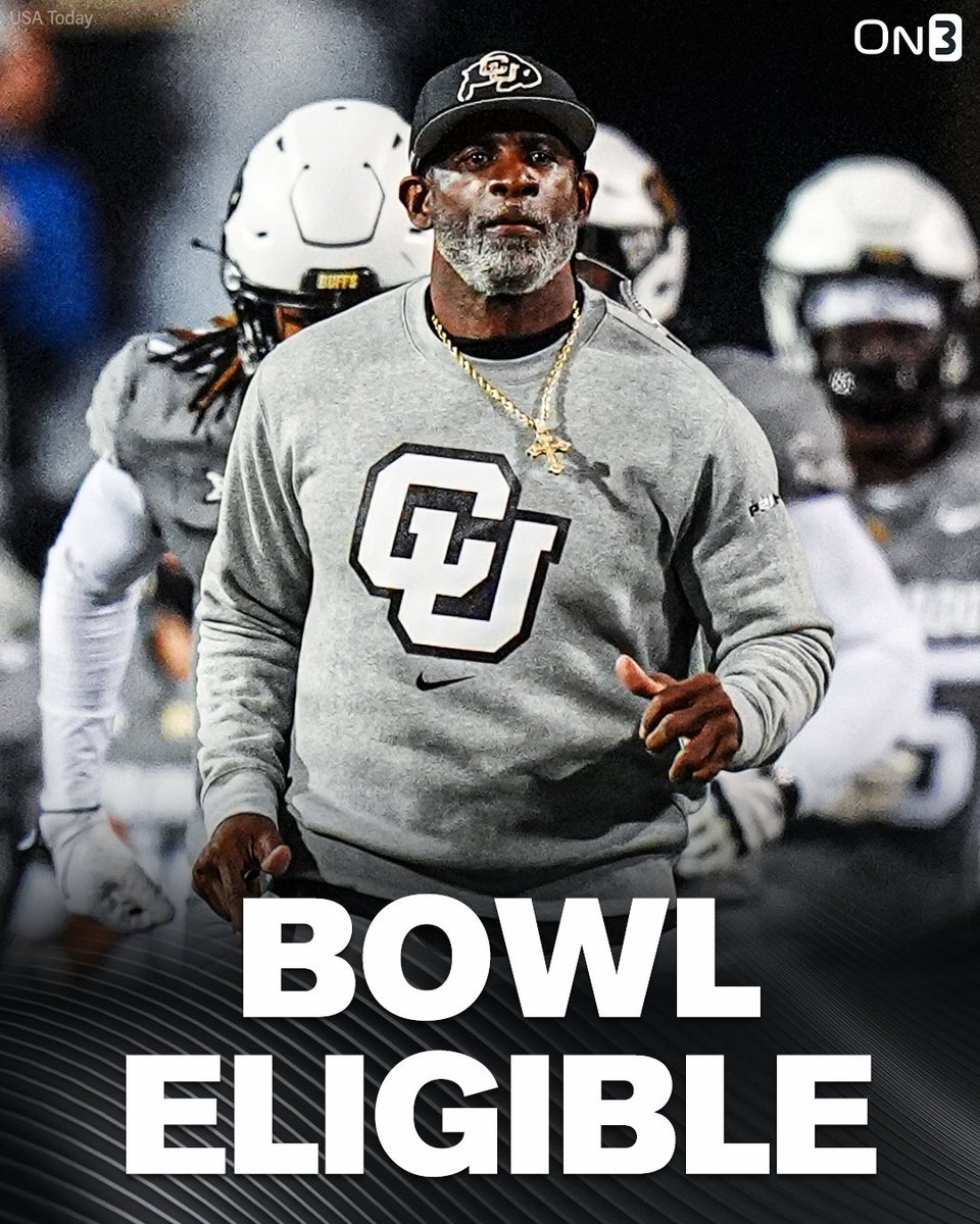 Colorado moves to 6-2 with a win over Cincinnati to become BOWL ELIGIBLE in year 2 under Deion Sanders🦬
