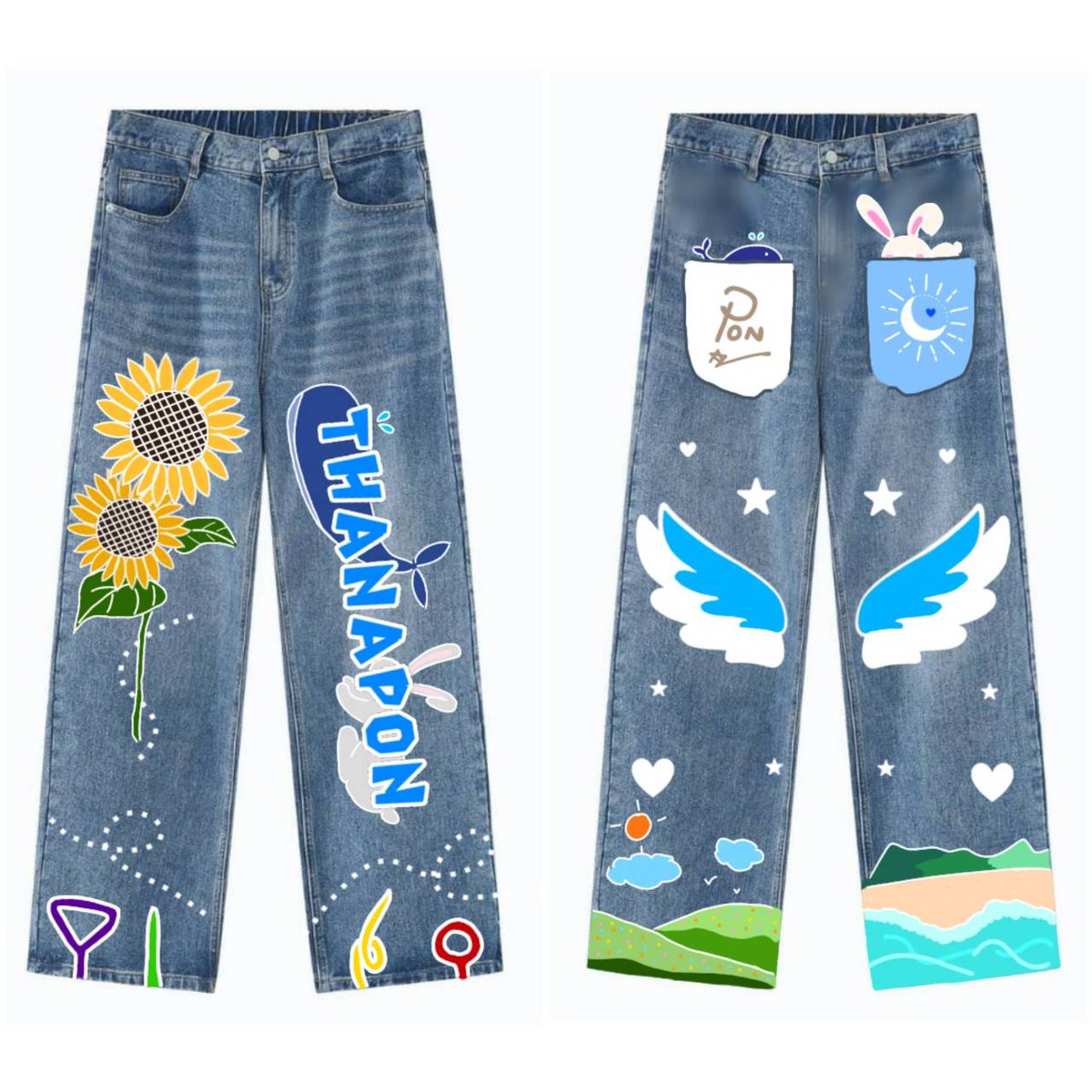 ที่คอลคุยกันว่า ปีที่แล้วแก๊งเราทำแท่งไฟให้ภณนะ ปีนี้แก๊งเราทำกางเกง เพนท์และออกแบบไว้ให้ นี้ไงแบบที่เราออกแบบกันไว้ <a href="/yui11209831/">yuizy 🦆🐰🌞🌙</a> <a href="/chan_way09/">I'm วายว๊าย✨𝔽𝕋.เทเลทับบี้ อู้ลัลล้า🐳✨</a>
หวังว่าภรณจะชอบแล้วหยิบจังขึ้นมาใส่นะ <a href="/T_Aiemkumchai/">Mr.Ponpon นายภณ🐰</a> #PonThanapon