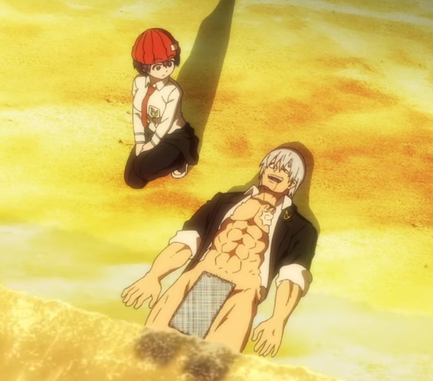 saltedchaos's tweet photo. #UUAppreciationWeek i appreciate all of undead unluck, its the first manga i really got into and has been my favorite ever since! The care i see tozuka put into his story and characters is incredible and im so glad i can be here for the ride

also andys giant censor bar https://t.co/8Ddu5aWAgr
