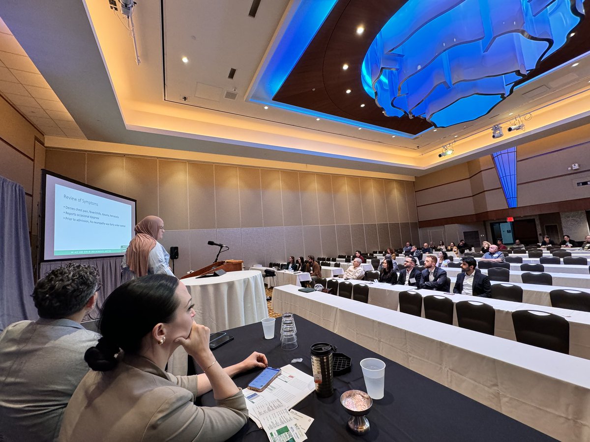 ACP MI today in Kalamazoo, MI. Privileged to be a part of the speakers group in the Professor In Action session today, talking about Eastern Equine Encephalitis. 
#ACPMichigan #ACP2024