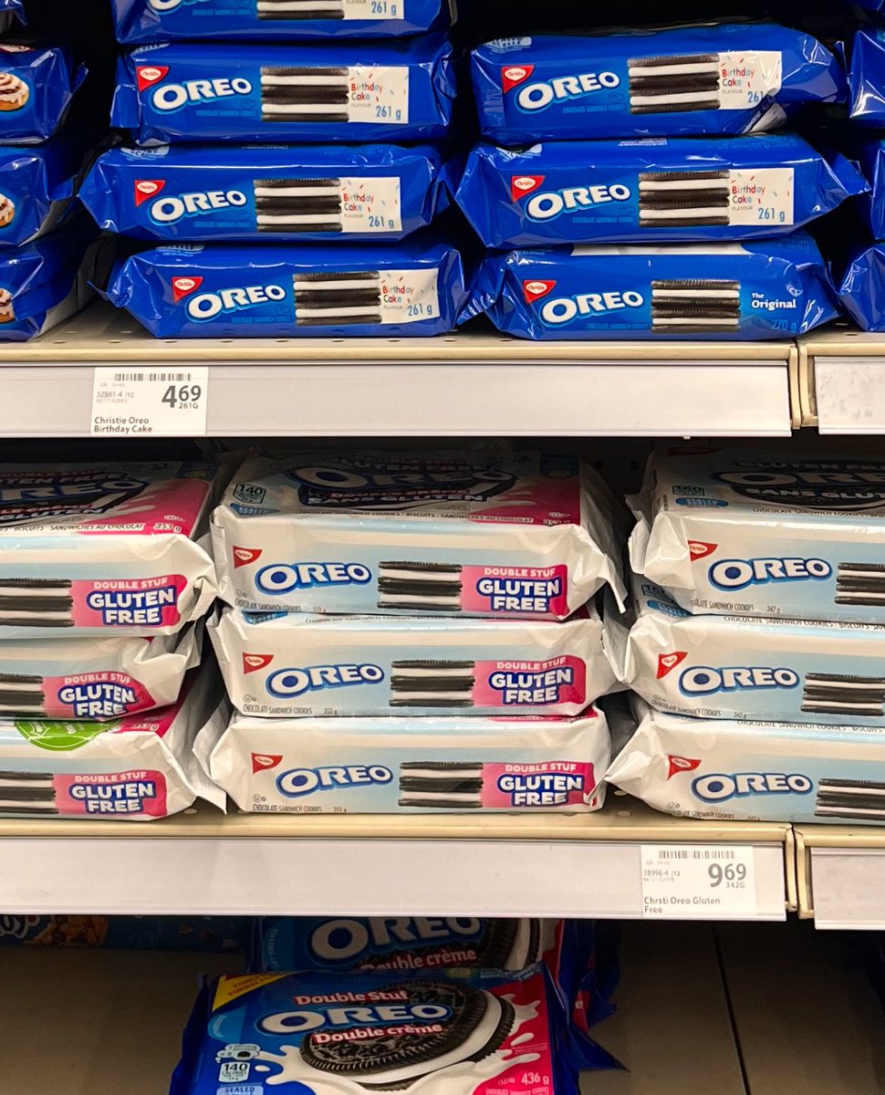 antisocialali's tweet photo. regular Oreo prices vs gluten free………… https://t.co/0goQM3qU1N