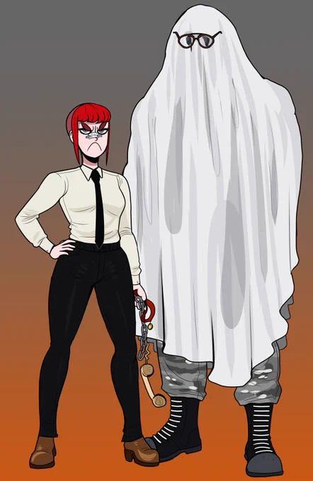 Katya and Buryat Halloween 2024 and also their American counterparts Katie and Billy