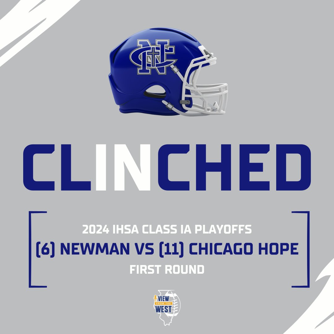 The Comets are IN. 

(6) <a href="/NewmanFootball1/">Newman Football</a> will host (11) Chicago Hope in the first round of the Class 1A Playoffs.
