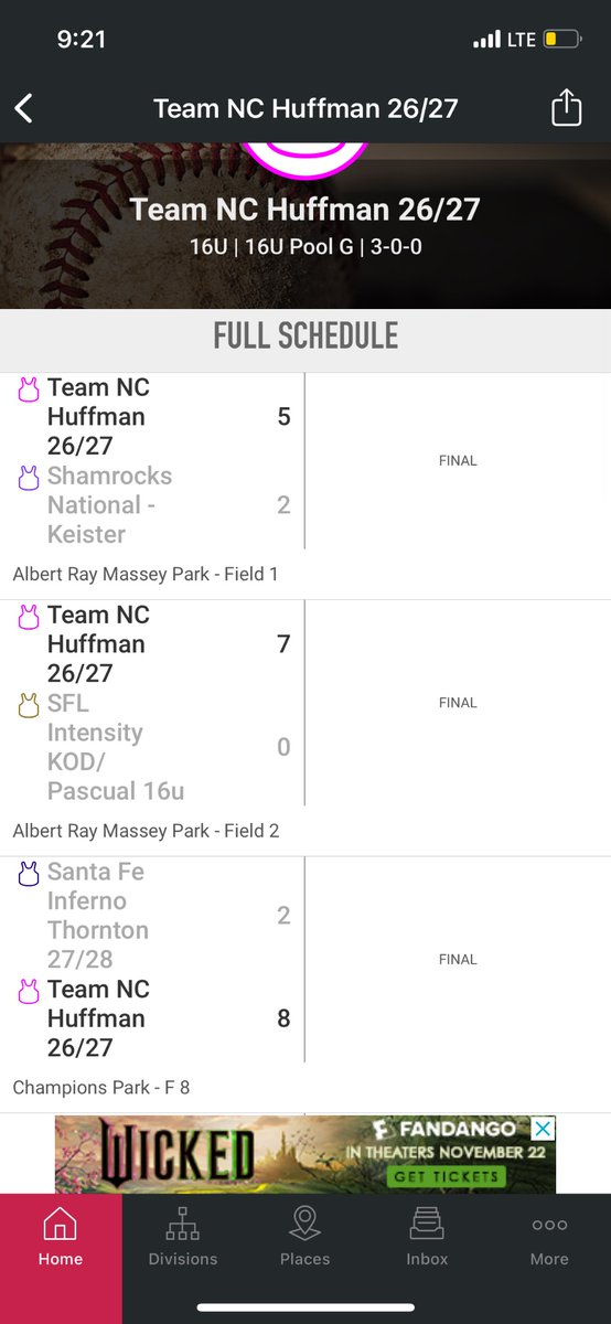 Team North Carolina Huffman 26/27 tweet media