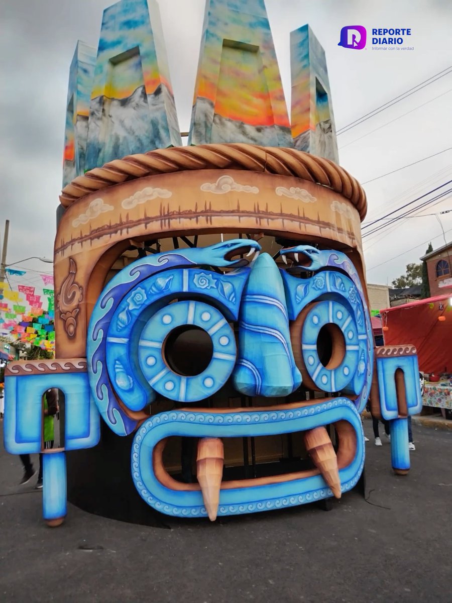 reportediariopv's tweet photo. Tláloc monumental es la figura protagonista de las calaveras gigantes en la Alcaldía Tláhuac, CDMX 

Leer nota: https://t.co/C8iJH5WyY7
Redacción Sugey Cruz 
#CalaverasMonumentales #Tlaloc #Tlahuac #DiaDeMuertos #Exposicion https://t.co/Ll6Serwxhu