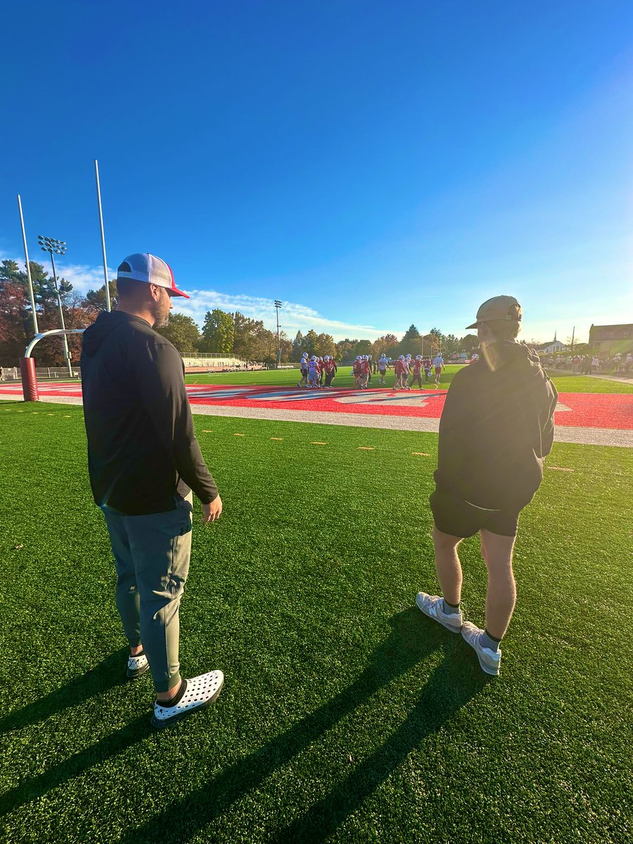 aidan_nolen40's tweet photo. Every time I leave I can’t wait to get back. Til next time, @GCC_FB.  Thanks for a great game day visit.  #futurehome #440forever #brickbybrickGCC @CoachBaney @CoachDiDonato https://t.co/AN5YkC6b72